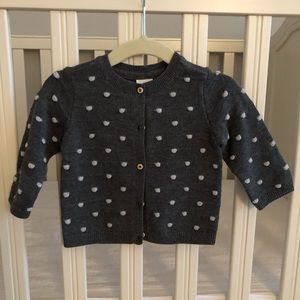 NWT H&M dot cardigan